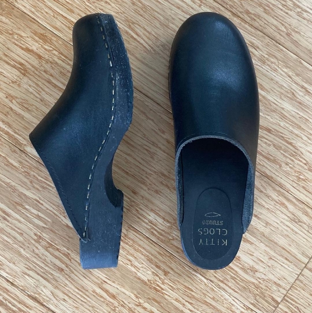 Kitty Clogs Low Klassisk Black Clogs